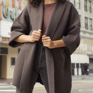 ANTHROPOLOGY MAEVE Brown Chocolate Clara Shawl Cardigan
